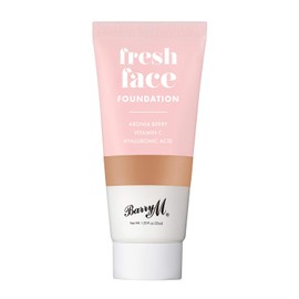 Barry M Cosmetics Fresh Face Lightweight Liquid Foundation Infused With Hyaluronic Acid And Vitamin C, Shade 12