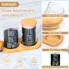 Funny Apothecary Jars 2 Pack Hair Tie Holder Organizers Bathroom