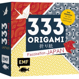333 Origami – Faszination Japan: Das Original – Mit 333 Papieren & Anleitungen – von floralen bis traditionellen Mustern: Mit Anleitungen und 333 ... - von floralen bis traditionellen Mustern