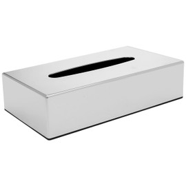 Stalwart CF121 Rectangular Tissue Holder, Colour: Chrome