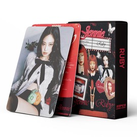 KSOIQPU BP JENNIE RUBY LOMO Photo Cards, Black Pink Cards, Gifts for Blackpink Fans, Pack of 55