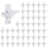 Cutetool (50 Pack) U 10136 Plastic Cabinet Shelf Pegs 1/4