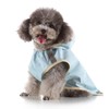 Dog Raincoat Waterproof Adjustable Lightweight Pet Rain Jacket with Safety
