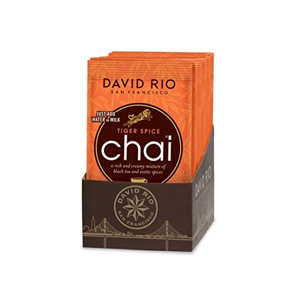 David Rio Chai Tea Single Serve Packets, Tiger Spice, 1.23 Ounce (Pack of 48)