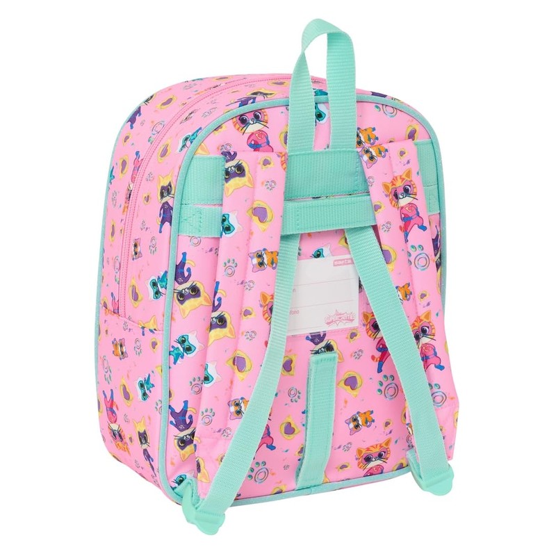 safta Superkitties Children's Backpack, Children's Backpack, School Backpack, Adaptable to