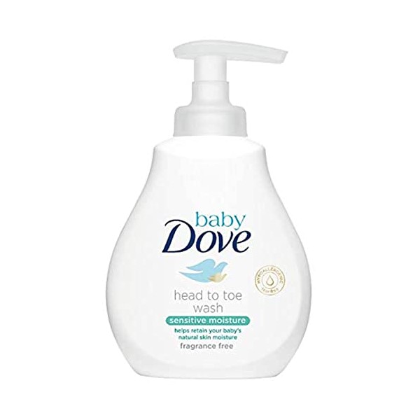 dove baby body wash head to toe sensitive 200ml