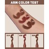 3 Colors Nude Matte Gradient Lipstick and Lip Liner Set,