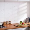 WAPANE Peel and Stick Tile Shower Waterproof Marble Tiles Wall