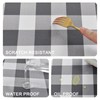 XWZO Checkered Tablecloth Square 54 x 54 Inch - Wrinkle