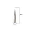Weddecor 7mm x 40mm Screwback Silver Spike Cone Studs for