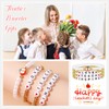 Teacher Appreciation Bracelets Gifts 4PCS Stackable Beaded Bracelets Teacher Bracelets
