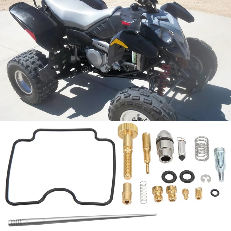 18pcs ATV Carburetor Rebuild Kit Maintenance Tool Replacement for Polaris