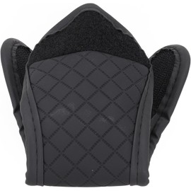 Funda de piel sintética para palanca de cambios de coche para la mayoría de vehículos, protector de perilla de palanca de cambios con resistencia a los arañazos y al desgaste, color negro