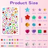 Gem Stickers, 5154Pcs Self-Adhesive Gems for Kids Crafts Scrapbook Supplies