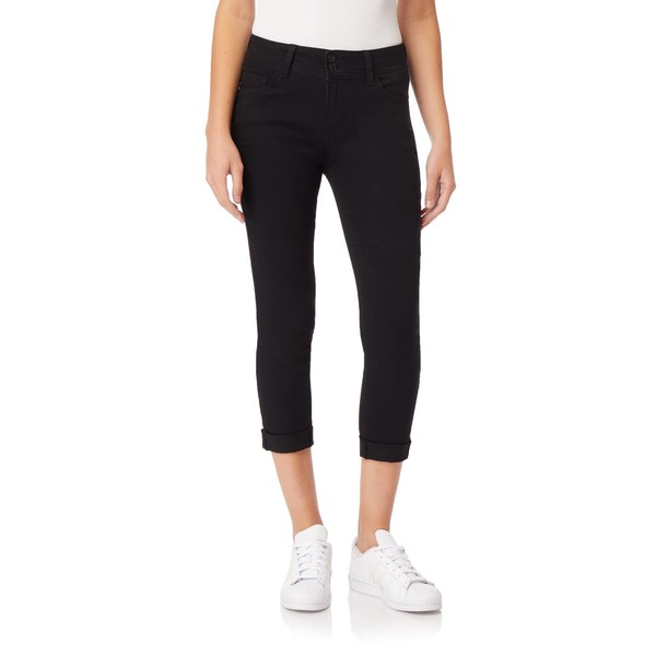 WallFlower Women's Ultra Crop Mid-Rise Insta Soft Juniors (Standard and