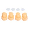 12pcs Spare Valves Membranes Silicone Spillage Prevention Accessory Pump Replacement