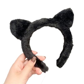 TQUXNGA Katzenohren-Haarreif für Damen, lässig, Hautpflege, Make-up, Stirnband für Zuhause, Reisen, Cosplay, Haarschmuck