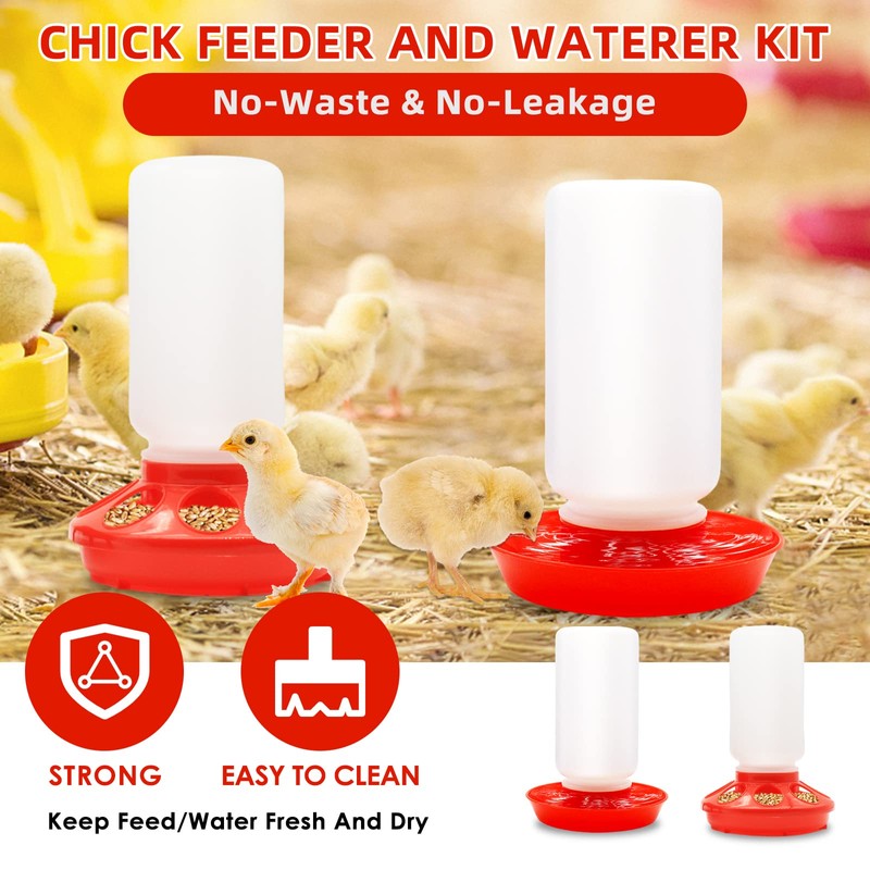 GIFANK Chick Brooder Box Starter Kit with Chick Perch,flip Top