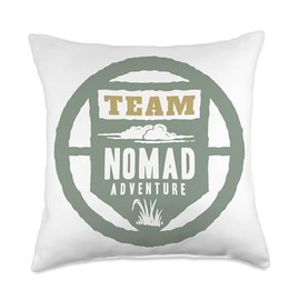 Team Nomad Adventure Throw Pillow