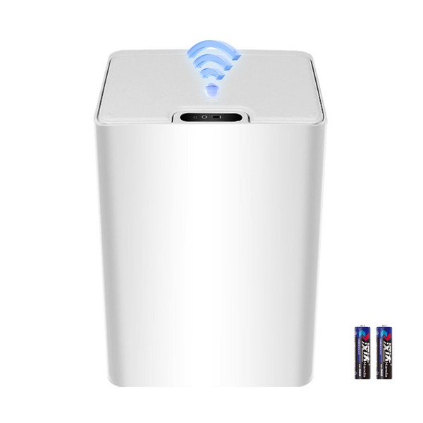 Cornermeet Smart Sensing Trash Can with Automatic Lid-15L Ultra-Thin Small