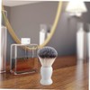 PACKOVE 2pcs Men Shaving Brush Ergonomic Handle for Comfortable Grip