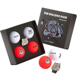 Volvik Vivid Limited Edition Bulldog Golf Balls.