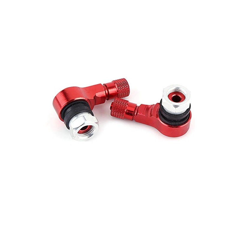 Universal Aluminum Alloy 90 Degree Tire Valve Stems Caps for