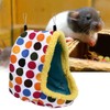 Pet Hamster Cave Bed Soft Comfortable Foldable Portable Thick Warm