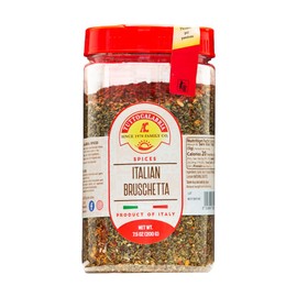 TUTTOCALABRIA, Bruschetta Seasoning Mix, A blend of Italian spices, grown in Italy, Product of Calabria, 200g,