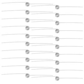 Be In Your Mind 20Pcs 304 Stainless Steel Torsion Spring 5mm OD180° Deflection Straight Torsion Spring for DIY Woodworking Furniture Repair Project