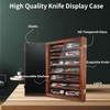 Knife Display Case for Collections, Pocket Knife Display Case with