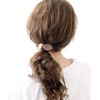 VingTAINE H7379 Enamel Twist Ribbon Pony Hook Hair Cuff, Cute,