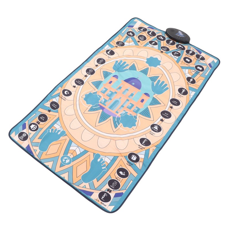 Electronic Muslim Prayer Mat 7 Languages Smart Touch Sensitive Educational