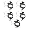 2.5mm Acoustic Tube Earpiece Single Pin PTT Button Walkie Talkie