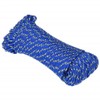 vidaXL Boat Rope Anchor Line Mooring Rope Polypropylene Rope Braided