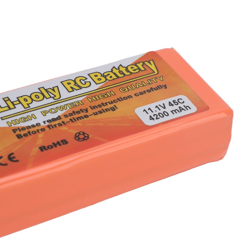 4200mAh Lithium Battery 11.1V 45C High Capacity Rechargeable Lipo Battery