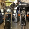 DAONUE 4.5inch Chrome Fog Light Kit Motorcycle Passing Light with