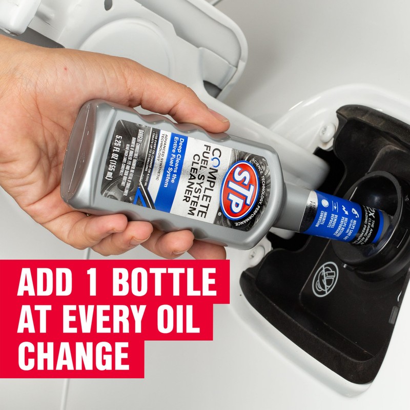 STP Complete Fuel System Cleaner, Fuel Cleaner Deep Cleans Entire