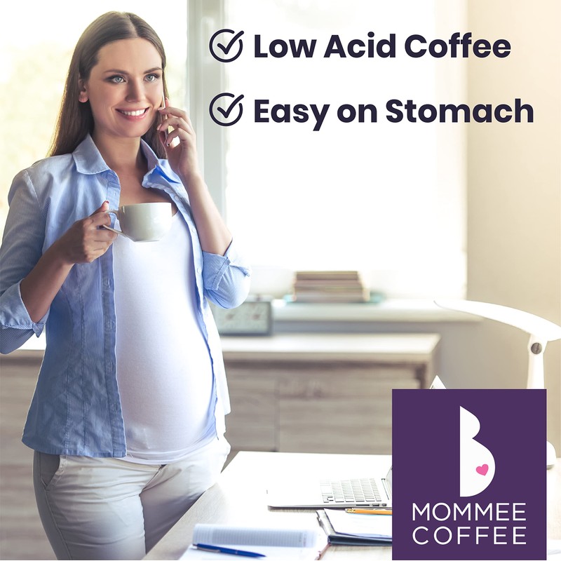 Mommee Coffee Full Caf Ground Low Acid Coffee - 100%