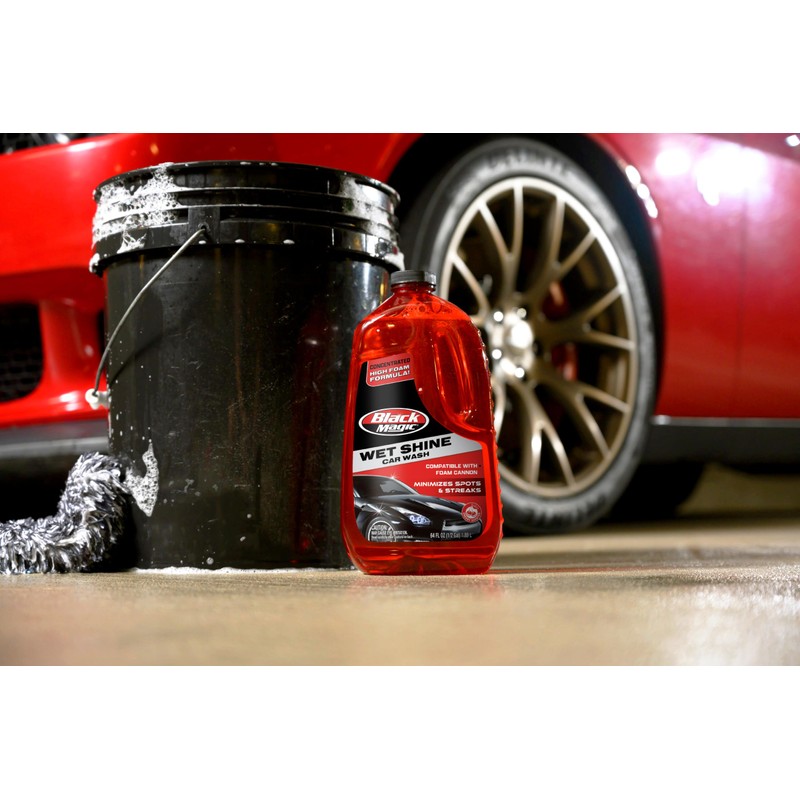 Black Magic 120065 Wet Shine Car Wash, 64 oz.