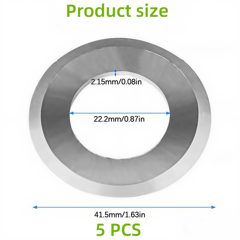 Pack of 5 Cable Stripper Replacement Blades for 1-25mm Cable