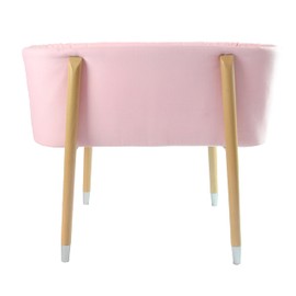 TruBliss Sova Bassinet - Portable Bassinet, Mid-Century Design, Extra Deep Walls for Safety, Includes 2 Fitted Sheets and Padded Mattress - Perfect for Newborns and Babies (Pink)