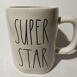 Rae Dunn SUPER STAR Mug - Double sided - Ceramic - 16 oz