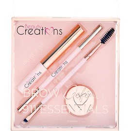 Kit de cejas essentials Dark Brow Beauty Creations 4 piezas