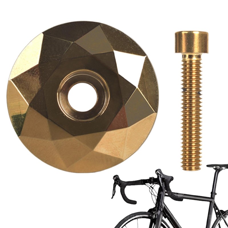 Road Bikes Bowl Cover,Lightweight Headset Top Caps Non-Slip Bikes Bowl
