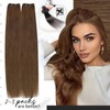 Moresoo Hair Wefts, Real Hair, Sew-In Hair Extensions, 50 cm,