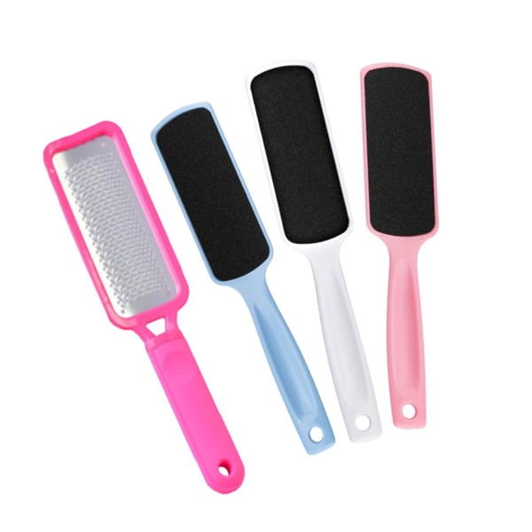 Mikinona Stainless Steel Foot File Double-sided Pedicure Tool 3pcs Sandpaper