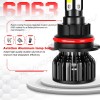 CHUSYYRAY 2x HB5 9007 LED Headlights Light Hi-Low Beam 12000K