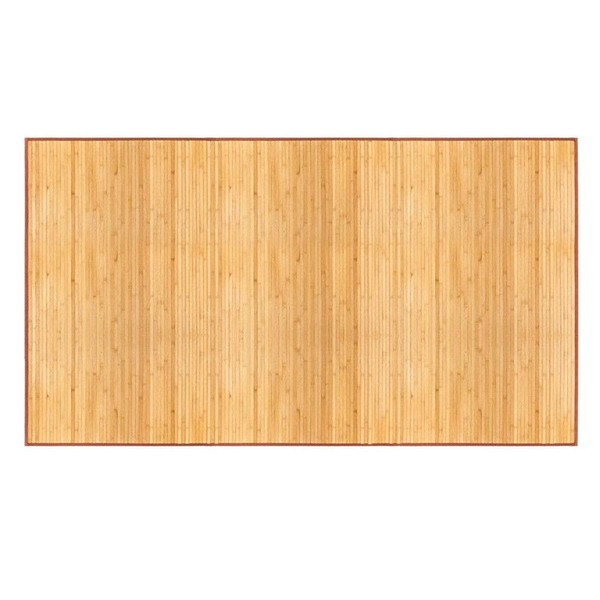 Bamboo Floor Mat 24" x 72",Natural Bamboo,Light Wood