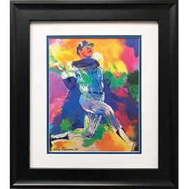 LEROY NEIMAN "Reggie Jackson Framed New Art 19.5" x 17.5"